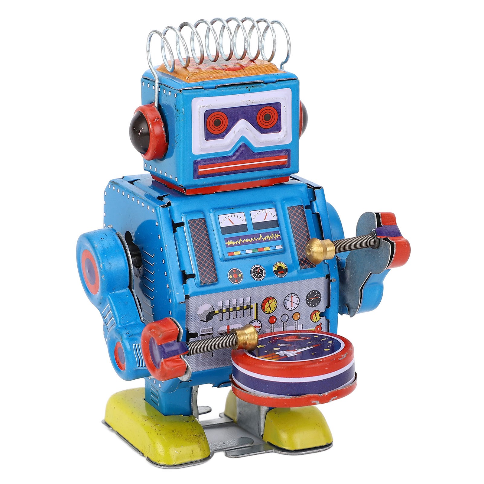 Vintage And Collectible Toys - Robot Clockwork Yaratıcı El Yapımı Davul