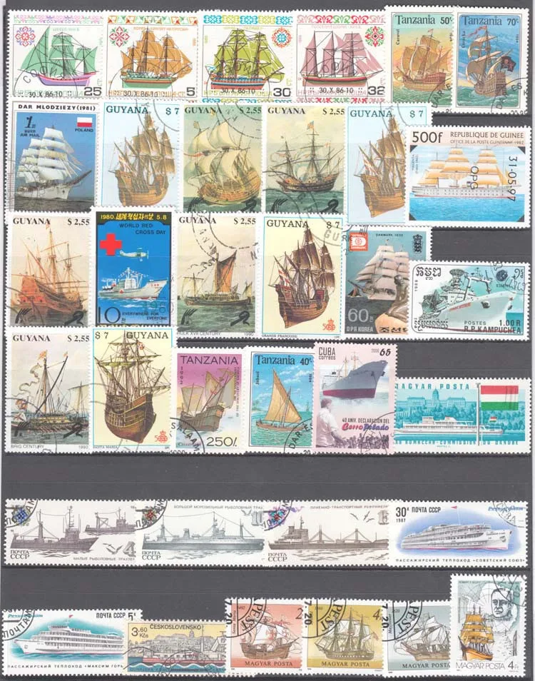 100 Özel Gemiler ve Yelkenli P - Collectible Vintage Postage Stamps incelemesi ve fiyatı