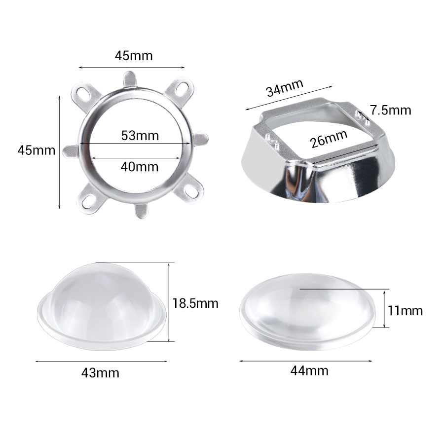 1 takım 44mm LED Lens Optik Ca - Darkroom Enlarger Lens incelemesi ve fiyatı