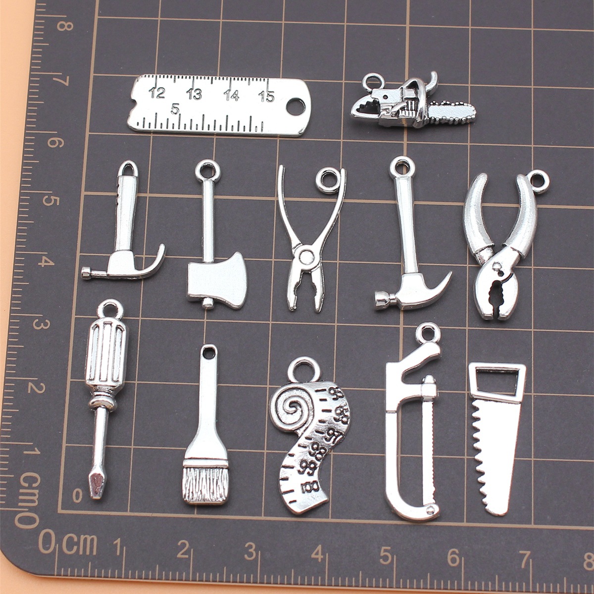 12 adet Antik Gümüş Renk Araçl - Collectible Vintage Tools incelemesi ve fiyatı